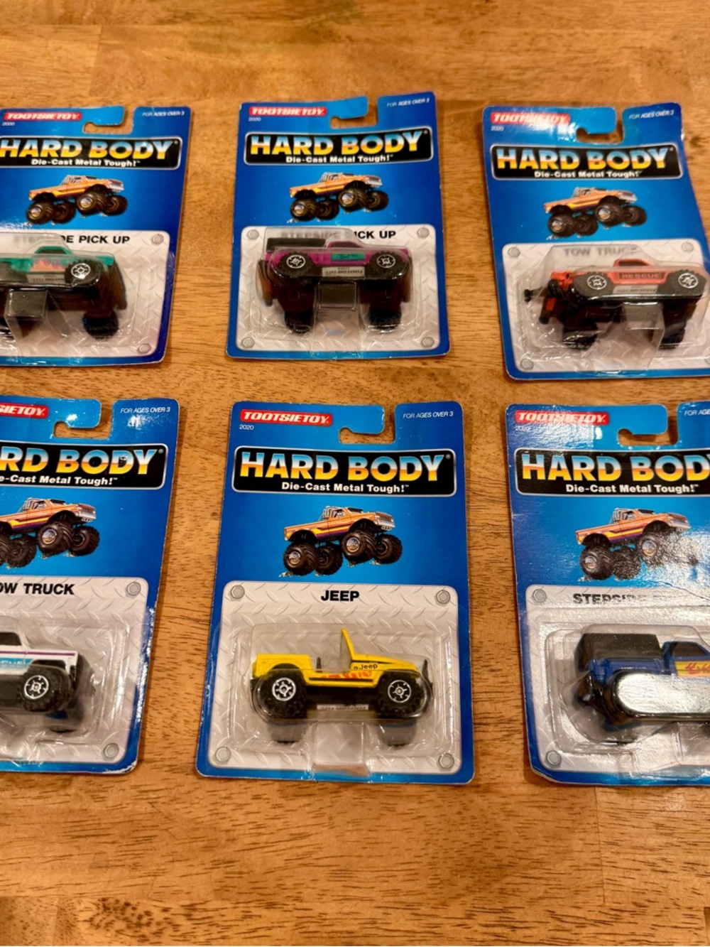 Vintage Tootsie Toy Hard Body Die Cast Metal Toy Truck Car Lot of 6 New